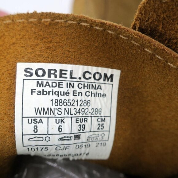 Sorel Joan of Arctic Wedge Mid Boot Ash Brown Waterproof Bootie Women's 8M - Picture 5 of 7